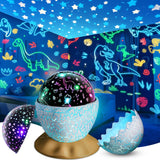 Unicorn Egg Star Projector – Christmas Gift Idea for Girls Ages 3-12, Bedroom Night Light with Auto Shutoff