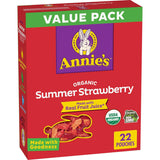 Annie's Organic Fruit Tape Swirly Strawberry – Blood Sugar Friendly Desk Snack for Adults, 6 Non-GMO Rolls
