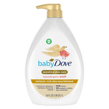 Baby Dove Sensitive Skin Body Wash 34oz Pack of 3 – Practical Baby Shower Gift for New Parents