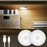 LumiPuck Flameless Rechargeable Puck Light – Touch-On LED for Kid-Safe Bedrooms and Hallways