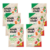 Snak Club Tajin Gummy Bears – Lunch Box Treat for Kids, Mild Chili Lime Vegan Candy