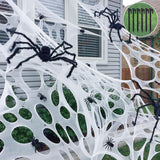 Halloween Spider Web Decor Gift – Stretchy Yard Webbing Present for Haunted House Enthusiast Friends