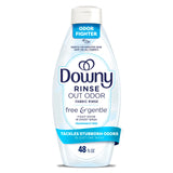 Downy Free & Gentle Rinse Laundry Odor Remover for Baby Clothes and Cloth Diapers, Scent-Free Laundry Odor Remover and Fabric Softener