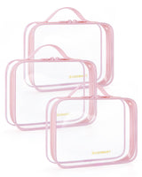 BAGSMART Clear Toiletry Bag - Work Tote Organizer for Medications and Lens Wipes On the Go