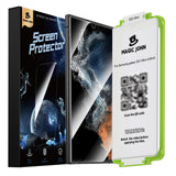 MAGIC JOHN Ceramic Screen Protector 2-Pack for Samsung Galaxy S22 Ultra – Practical Birthday Gift for Him, Bubble-Free Easy Install