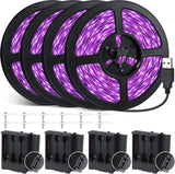 Lumify Home UV Light Strip, Housewarming Gift for New Homeowners, 16.4ft Adhesive Glow LED