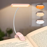 Gritin Clip-On Reading Light – Charming Valentine's Day Gift for Her, 19 LED Eye-Caring Amber Mode for Cozy Bedtime Reading