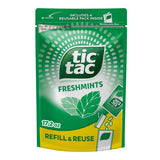 Tic Tac Freshmints Refill Bag – Tailgate and Sports Bar Must-Have for Soccer Watch Parties, 17.2 oz