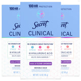 Secret Clinical Strength Antiperspirant – Sleek Invisible Solid Deodorant with Minimal, Intentional Design for Women