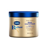 Vaseline Radiant X Deep Nourishment Body Cream – Premium Peptide and Vitamin C Body Butter for an Elevated Vanity Display