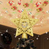 LightOfTree Rotating Snowflake Light Topper – Christmas Gift for Parents & Friends, Festive Presentation Box