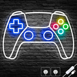 AQUOS Neon Signs Controller Shaped Neon Sign – Christmas and Birthday Gift for Kids and Teen Gamers, Gaming Room Wall Art