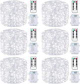 Mlambert Silver Wire Fairy Lights – Minimalist Bedroom Decor with Clean Neutral Warm White Glow