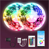 dalattin LED Lights for Bedroom Gift Idea, Music Sync Smart Strip Lights with Remote Control, Affordable Housewarming and Holiday Present for Kids and Adults