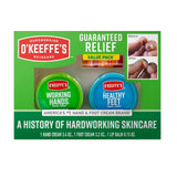 O'Keeffe's Travel Size Skin Repair Set – Camping and Hiking Essentials for Cracked Hands, Heels, and Wind-Burned Lips