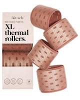 Kitsch XL Ceramic Thermal Rollers – Luxury Heated Curling Set for the Refined Master Bedroom