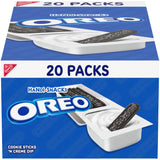 Handi-Snacks OREO Cookie Sticks 'N Creme Dip Snack Packs as Birthday Party Favors, Classroom Treats, and Holiday Stocking Stuffers, 20 Pack