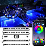 LivTee Portable LED Light Strips – Camping and Patio Ambient Lighting, USB-Powered with App