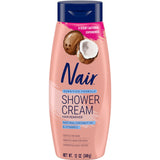 Nair Sensitive Shower Cream – Clean-Formula Hair Removal for Sensitive Skin, No Dyes or Sulfates, 12 oz