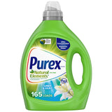 Purex Natural Elements Fresh Lilies & Linen Liquid Laundry Detergent, 82.5 oz, 165 Loads, Thoughtful Housewarming Gift for New Homeowners Building a Plant-Based Routine