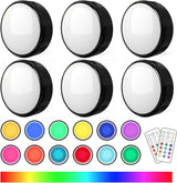 Brilliant Evolution Flameless Puck Lights, Battery Operated LED Night Light Safe for Kids Pets and Bedroom Sleep