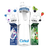 Cirkul 22oz Starter Kit – Simple BPA-Free Water Bottle with Replaceable Cartridges for Clutter-Free Kitchens