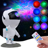 Astronaut Star Projector – Romantic Valentine's Day Gift for Couples, Nebula Night Light with Remote