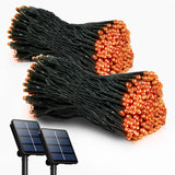 Lumify 2-Pack 200LED Solar String Lights – 144FT Total Patio and Camping Glow, IP65 Waterproof