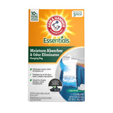 Arm & Hammer Essentials Hanging Moisture Absorber – Neutral Hanging Dehumidifier for Minimalist Closets and Bedrooms, 3 Pack