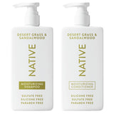 Native Shampoo and Conditioner – Personal Care Ritual for Home Bath, Sulfate-Free Hair Care for Sensitive Scalps