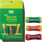 Bean Stalk Savory Vegan Mini Snack Sticks - Assorted Flavors - Plant Protein for Mindful Snacking and Wellness Routines