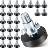 MROCO Furniture Leveling Feet – Clean-Lined Living Room Fix, Black Base Levelers for Scandinavian Sofas and Side Tables