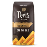 Peet's Coffee Off the Grid Medium Roast Ground Coffee – Clean Everyday Brew for Clutter-Free Kitchen Counters