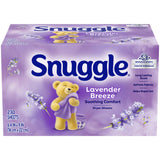 Snuggle Dryer Sheets, Lavender Breeze Scent for Bath Time Wind-Down, Softens Towels and Sleepwear for Nightly Ritual