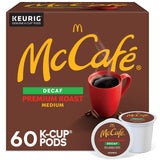 McCafe Decaf Keurig Single Serve Pods – Gentle Evening Wind-Down Coffee Ritual for Pregnant Women, 24 Count Medium Roast