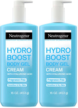 Neutrogena Hydro Boost Body Gel Cream with Hyaluronic Acid – Fragrance-Free Clean-Formula Hydrator for Uncluttered Bathroom and Vanity Spaces