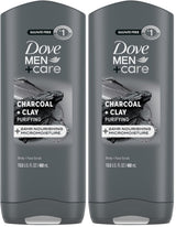 DOVE Men+Care 2-in-1 Body and Face Wash – Calming Self-Care Shower for Men with Dry Skin, Plant-Based 24-Hour Moisture 13.5 oz