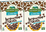 Cascadian Farm Brownie Crunch Cereal – Kid-Friendly Chocolate Breakfast Cereal for the Family Pantry, Made with Real Cocoa