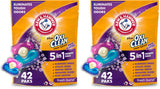 Arm & Hammer Plus OxiClean 5-in-1 Laundry Detergent Power Paks – Intentional Living Laundry Pick for Minimalists, One Product Replaces Five Cleaning Bottles