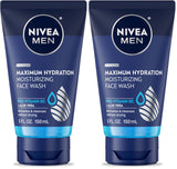 NIVEA MEN Maximum Hydration Face Wash – Clean-Design Daily Cleanser for a Simple One-Step Bathroom Skincare Routine