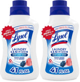 Lysol Laundry Sanitizer – Color-Safe Disinfecting Wash for Kids' Bedroom Linens & Stuffed Animals, 41 Fl Oz