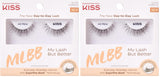 KISS My Lash But Better So Real False Eyelashes – Luxury Vegan Lash Clusters for High-End Vanity, Natural-Looking 12mm Reusable Strip Lashes