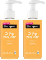 Neutrogena Oil-Free Acne Face Wash – Thoughtful Self-Care Gift for Teens and Adults, Salicylic Acid Cleanser Duo, 6 fl. oz