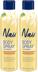 Nair Body Spray Hair Remover – Luxe Self-Care Ritual with Argan Oil & Orange Blossom