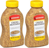 Zatarain's Creole Mustard 12 oz – Gourmet Foodie Gift for Mom, New Orleans Flavor Basket Staple