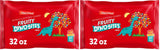 Malt-O-Meal Fruity Dyno Bites Cereal, Gluten Free Kids Breakfast Cereal for Lunchboxes, 32 OZ Resealable Bag