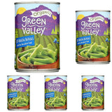 Green Valley Organic Cut Green Beans – Three-Ingredient Pantry Staple for Clutter-Free Kitchens, 14.5 oz Single Can