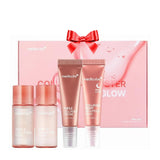 medicube Glass Skin Collagen Trial Kit – Evening Self-Care Skincare Ritual, 4-Step K-Beauty Routine for Nightstand Calm