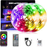 Lumiflux Aurora LED Strip Lights – 200ft Minimalist Bedroom Lighting with Clean White Glow