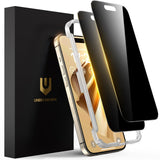UNBREAKcable Privacy Screen Protector for iPhone 16 Pro Max – Focus-Friendly Anti-Spy Display for Home Office and Café Work Sessions, 2-Pack